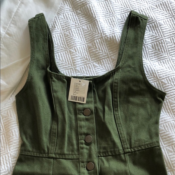 Urban Outfitters Denim Button Down Dress - Picture 4 of 5